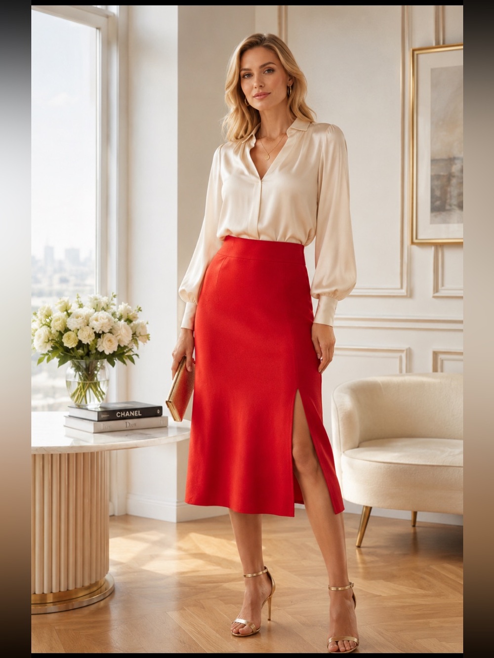 New skirt House of Harlow 1960.  100% cashmere